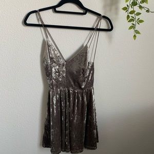 Velvet romper
